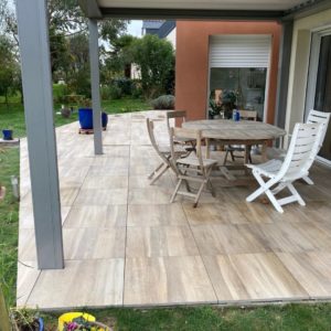 Terrasse grès cérame