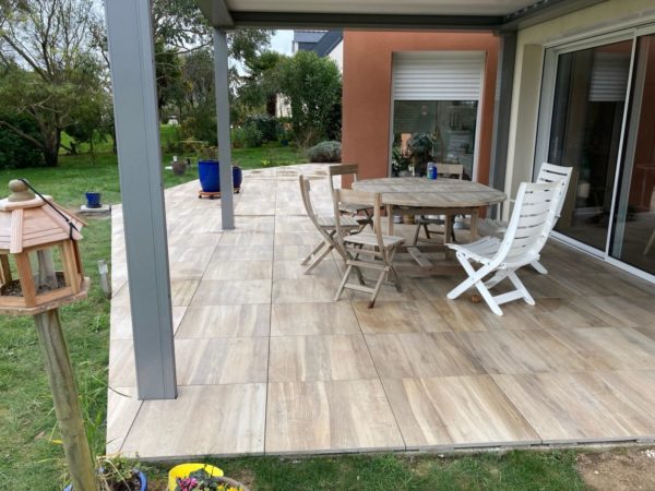 Terrasse grès cérame