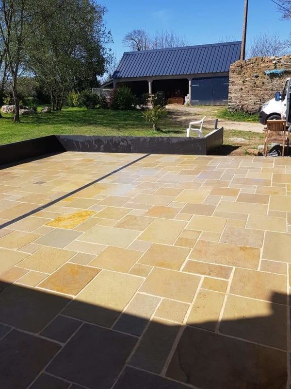TERRASSE PIERRES NATURELLE